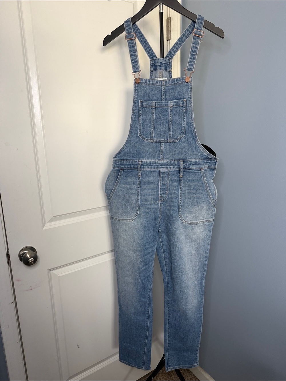 Old Navy Light Blue Denim Women's Overalls